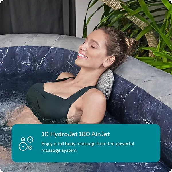 Lay-Z-Spa San Francisco HydroJet Hot Tub, 7 Person with Seats and Lights